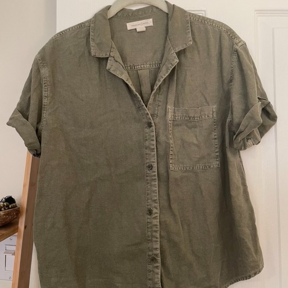 Treasure & Bond, Collared Button Down